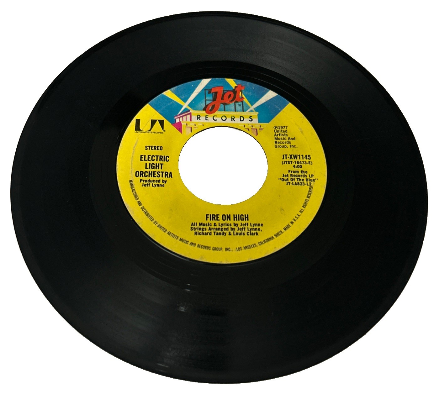 Electric Light Orchestra Fire On High / Sweet Talkin Woman 45 RPM (box27)