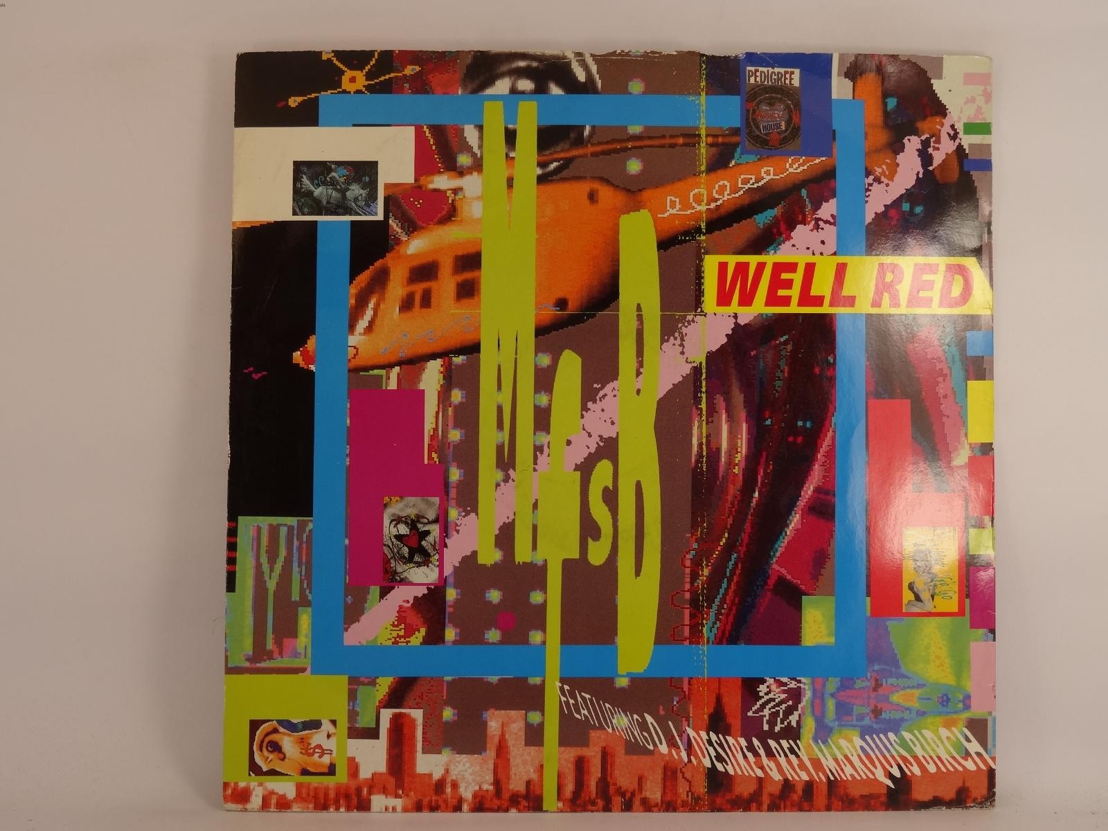 MFSB WELL RED (300) 2 Track 12" Single plus Picture Sleeve VIRGIN