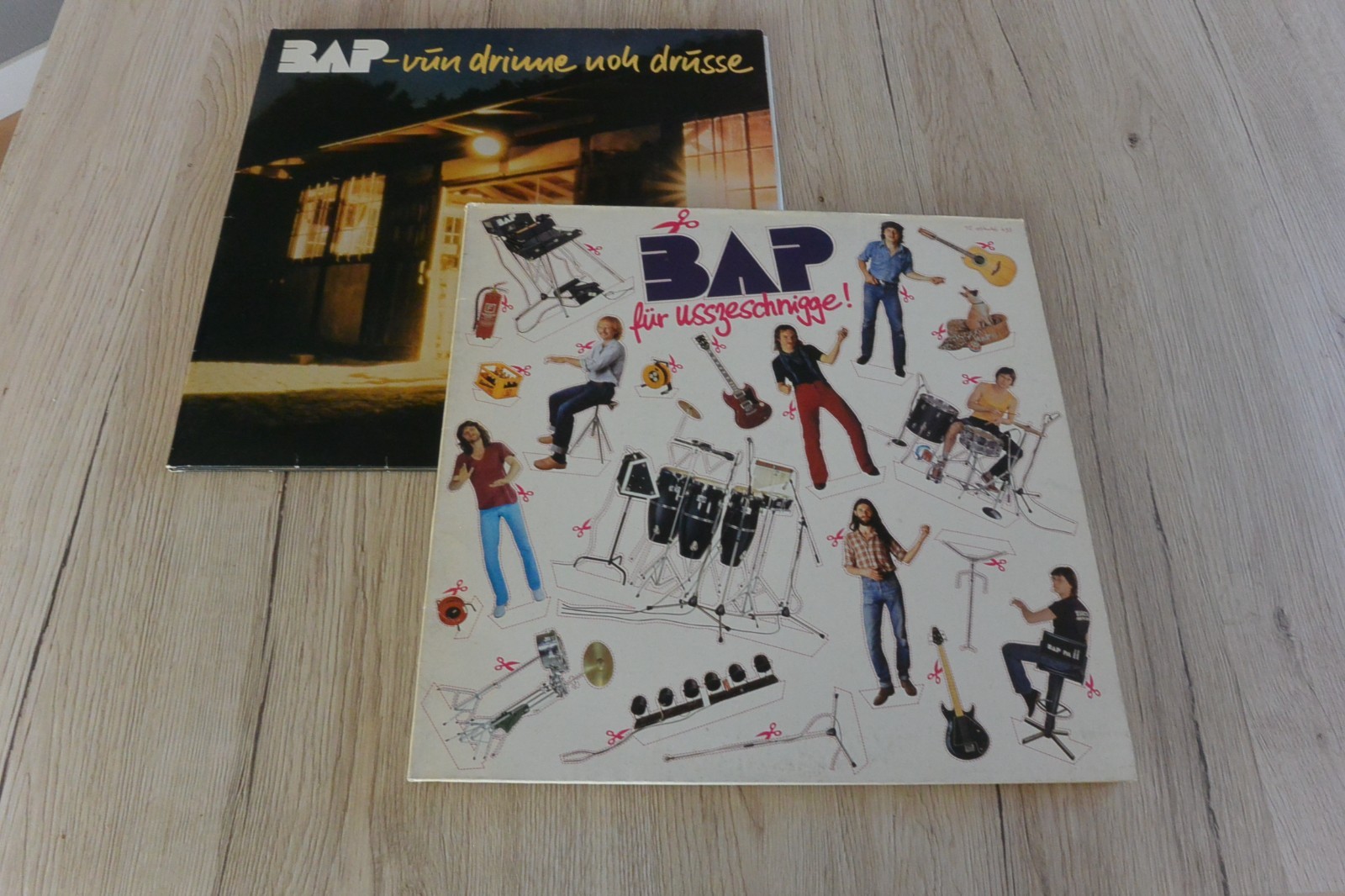 BAP: vun drinne noh drusse  / für usszeschnigge! LP Vinyl Niedecken Köln VG ++
