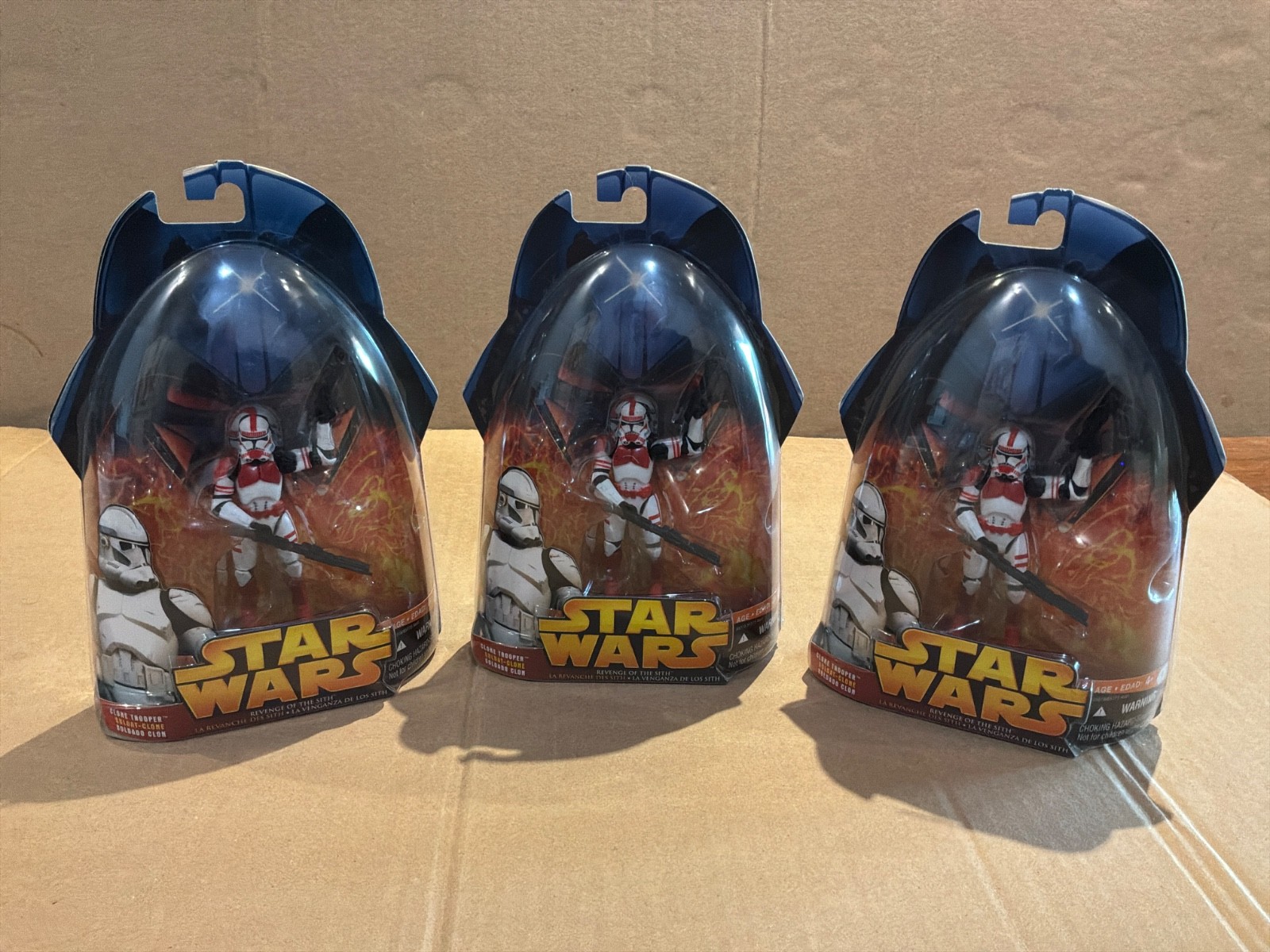 Star Wars Revenge of the Sith Clone Trooper RED #6 sealed