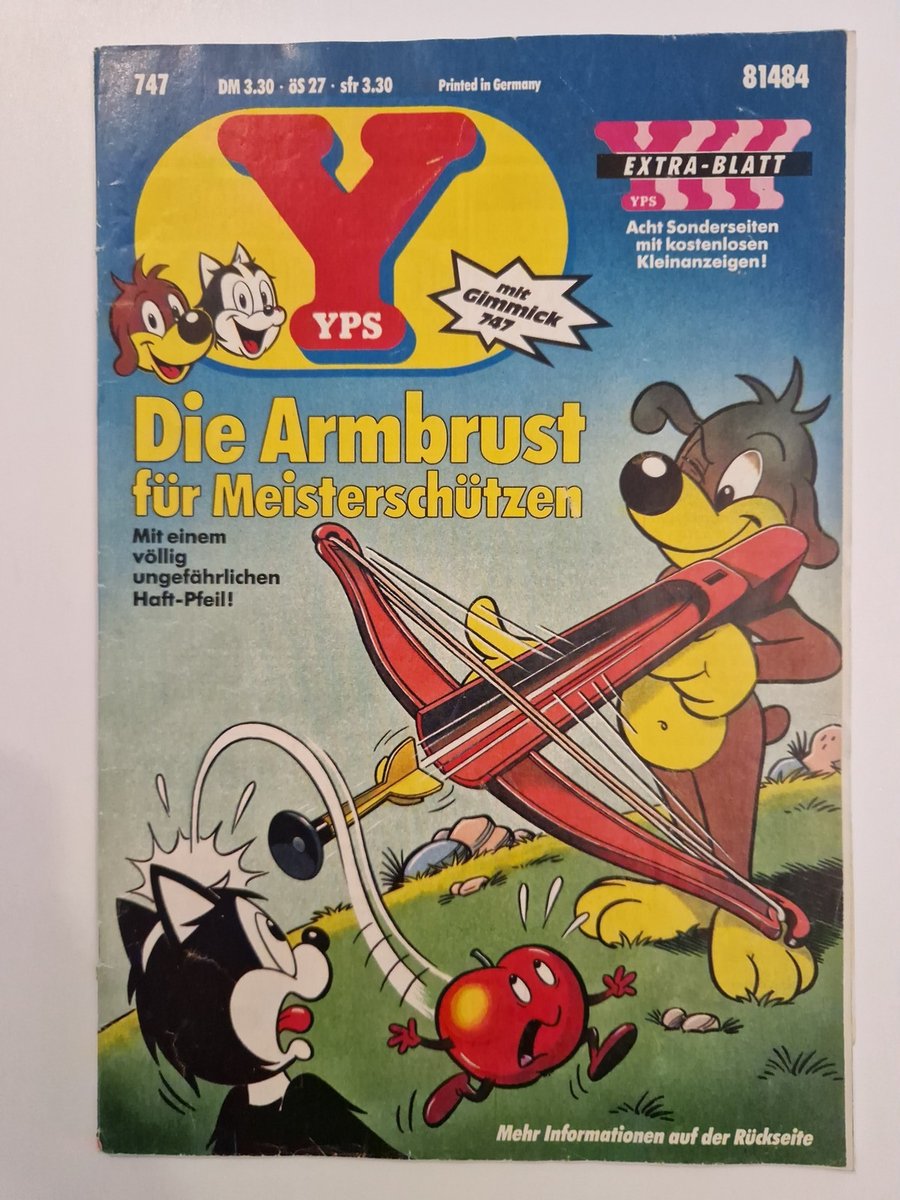 Quaderno YPS n.747 senza espediente, con Robin Ausdewald, Percy Pickwick, Pif e Herk