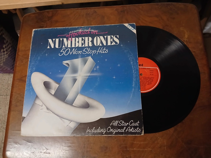 disco various artists numer ones 50 non stop hits italy lp 45 electronic rock funk soul medley