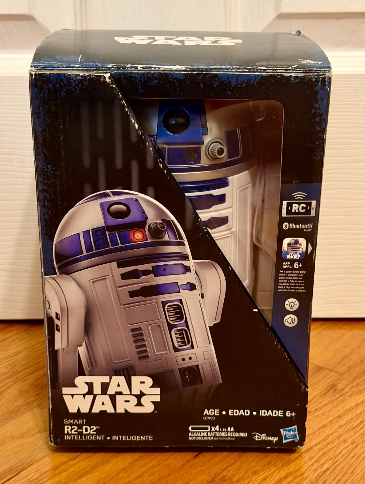 Star Wars Smart R2-D2 Personaggio Telecomando Bluetooth Disney Hasbro Intelligente