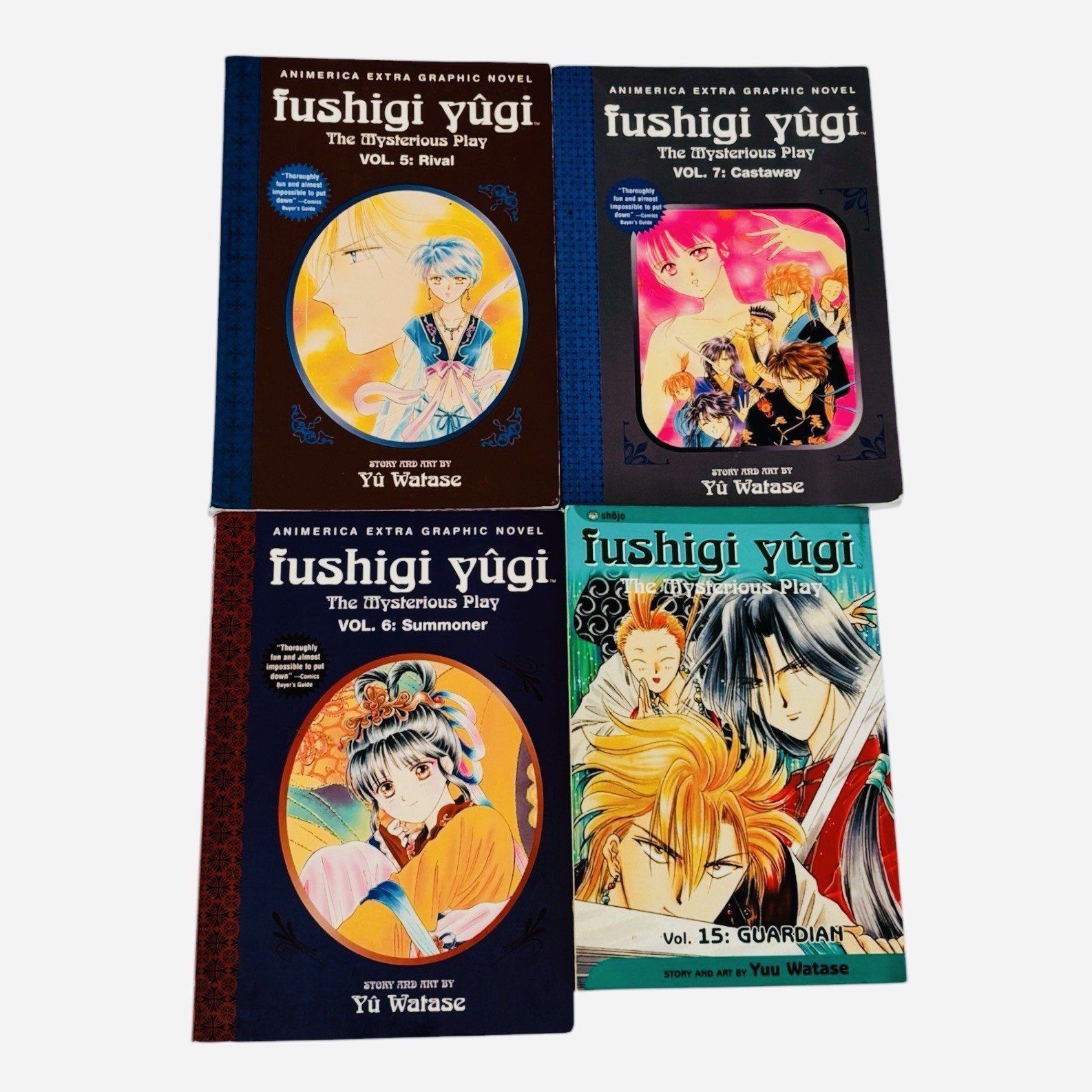 Libri Manga Fushigi Yugi VIZ Vol 5 6 7 15 Yuu Watase Il Gioco Misterioso Shojo
