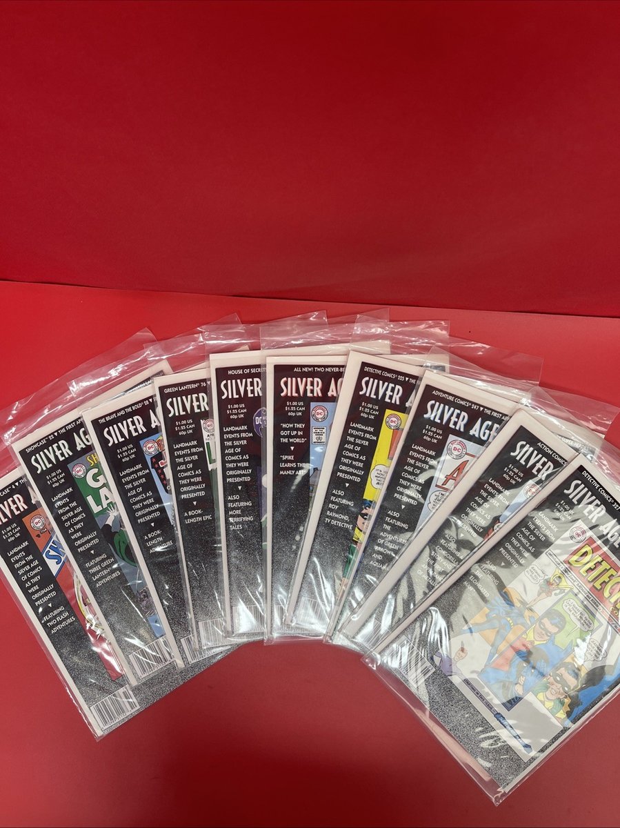 Silver Age Classics DC Comic lotto di 10 ristampe Batman Flash Lanterna Verde