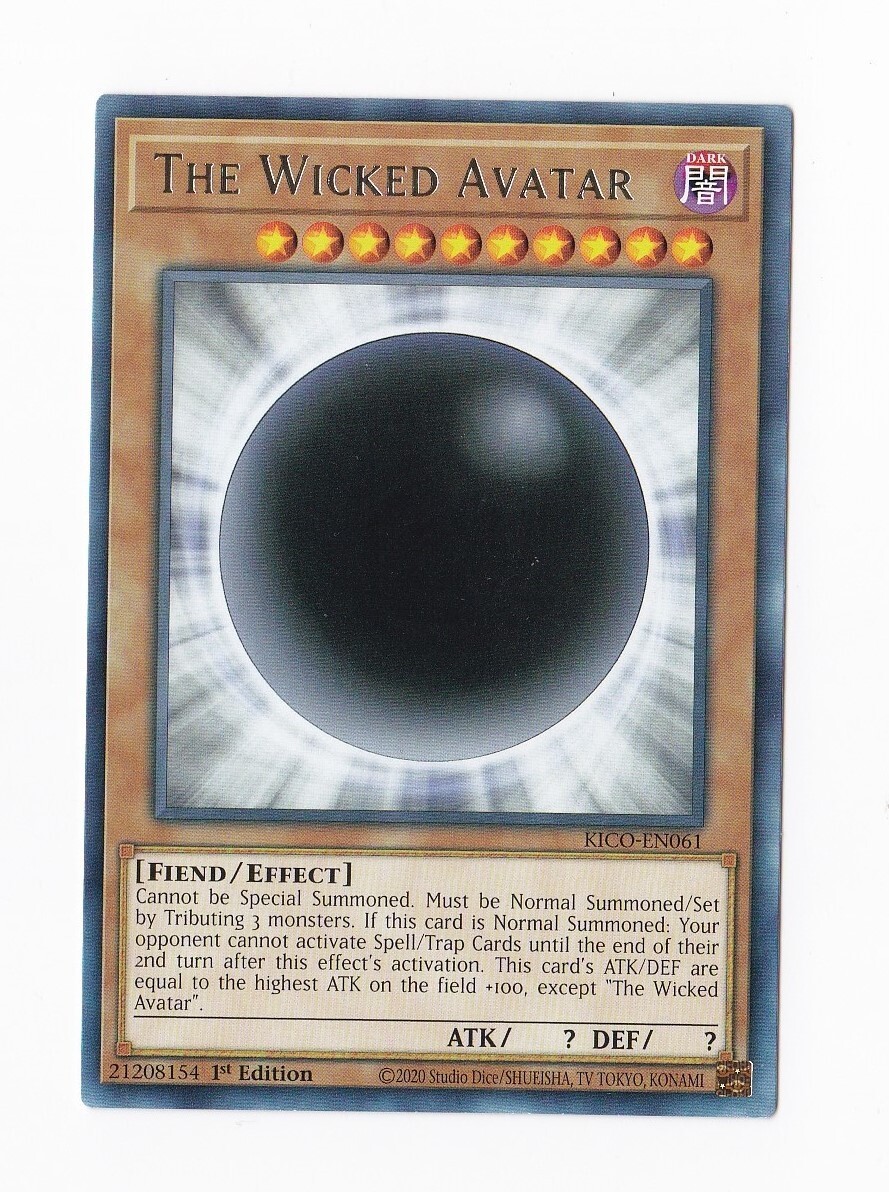 Konami YuGiOh 2020! 1ª Edizione - L'Avatar Malvagio KICO-EN061