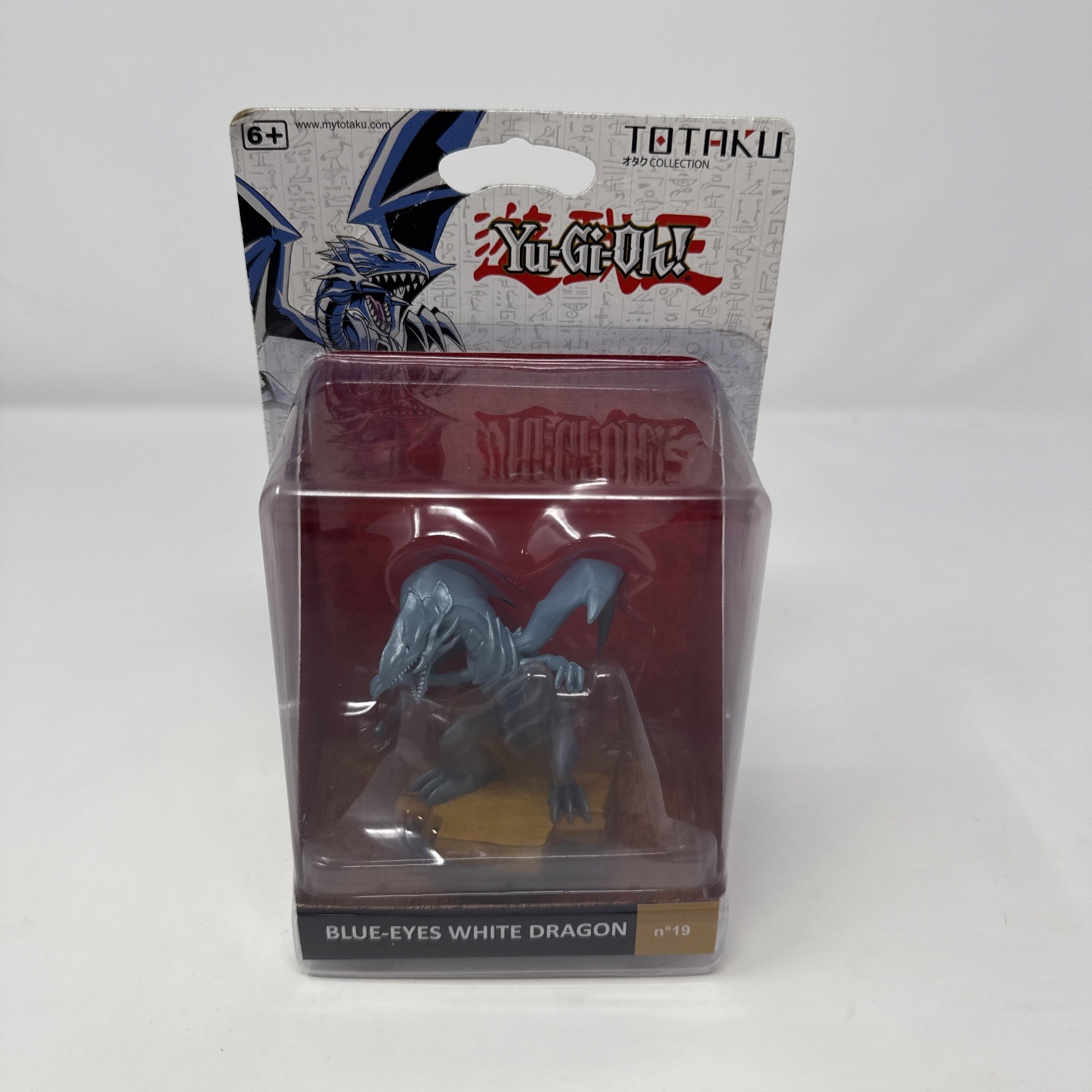 NUOVA Collezione Totaku Yu-Gi-Oh Figura Drago Bianco Occhi Blu n.19 PRIMA EDIZIONE