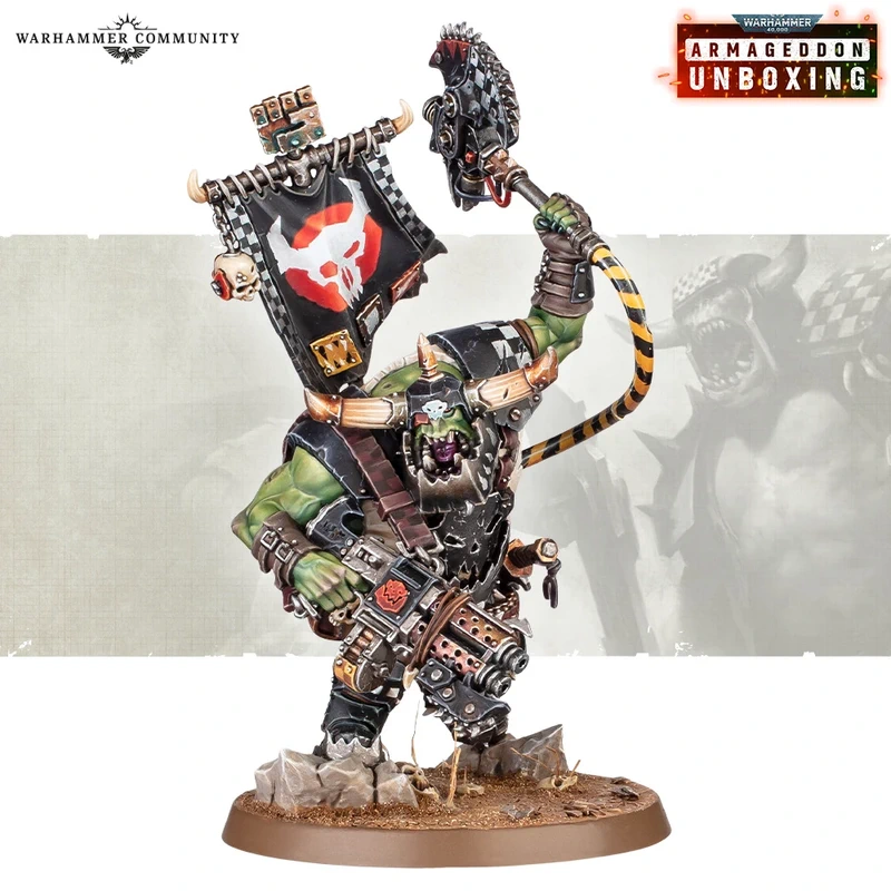 Ork Warboss – Warhammer 40k Armageddon (neuf sur grappe)
