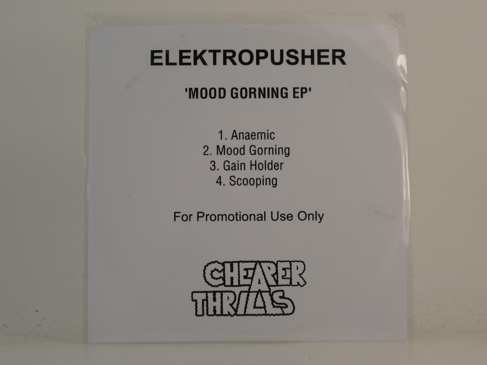 ELEKTROPUSHER MOOD GORNING EP (H1) 4 Track Promo CD Single including White Sleev