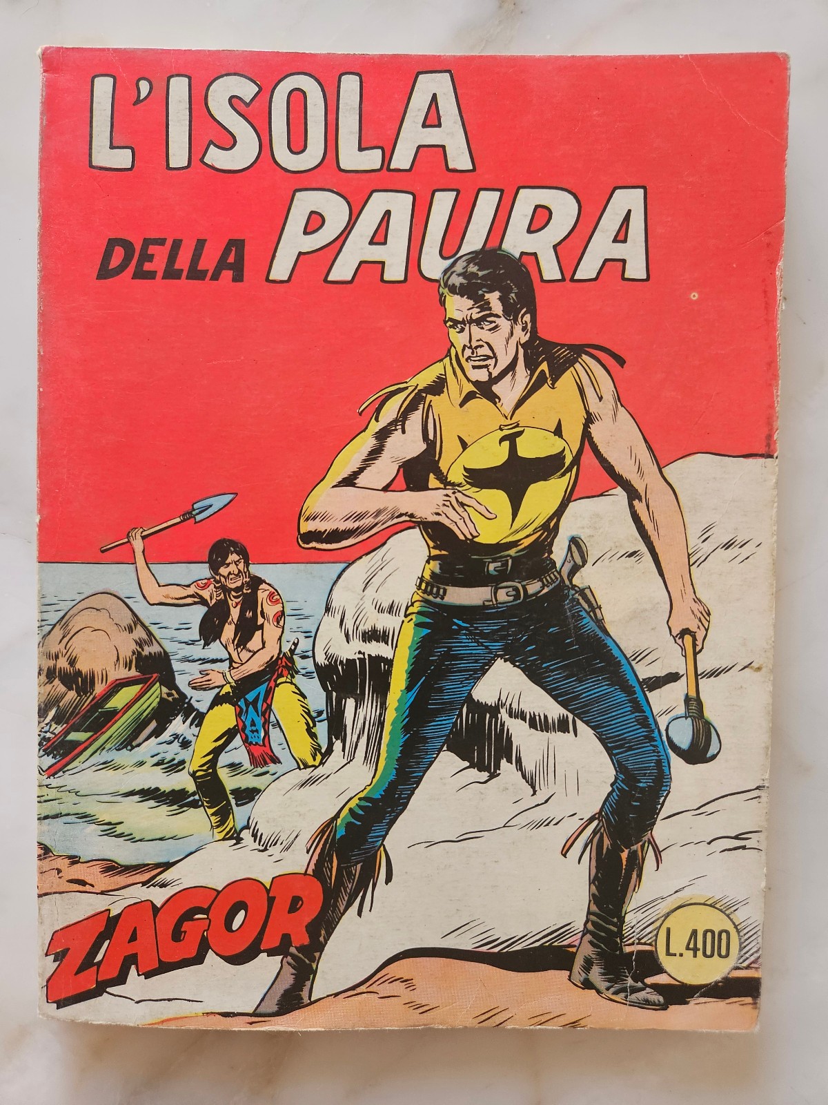 c6) ZAGOR scritta Rossa n.   11  da L. 400 - ed. Cepim 1971  - ottimo+