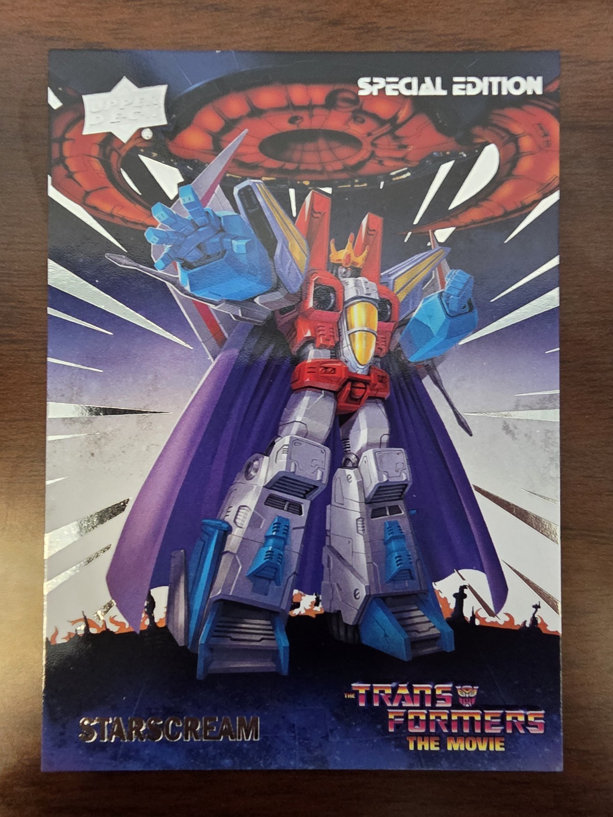 Upper Deck Transformers The Movie 40th Special Edition Starscream Card #9