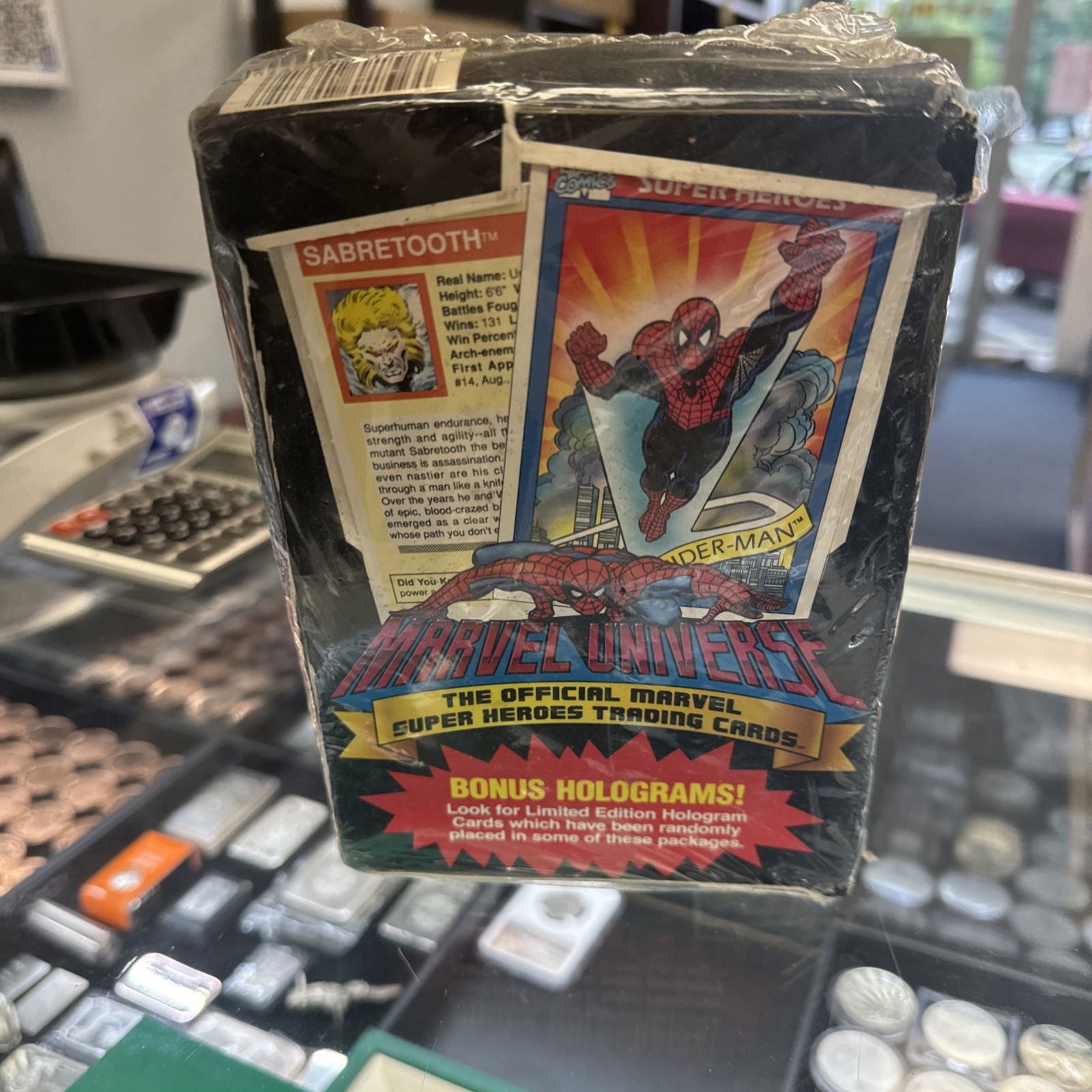 Scatola hobby sigillata in fabbrica Impel Marvel Universe serie I 1990