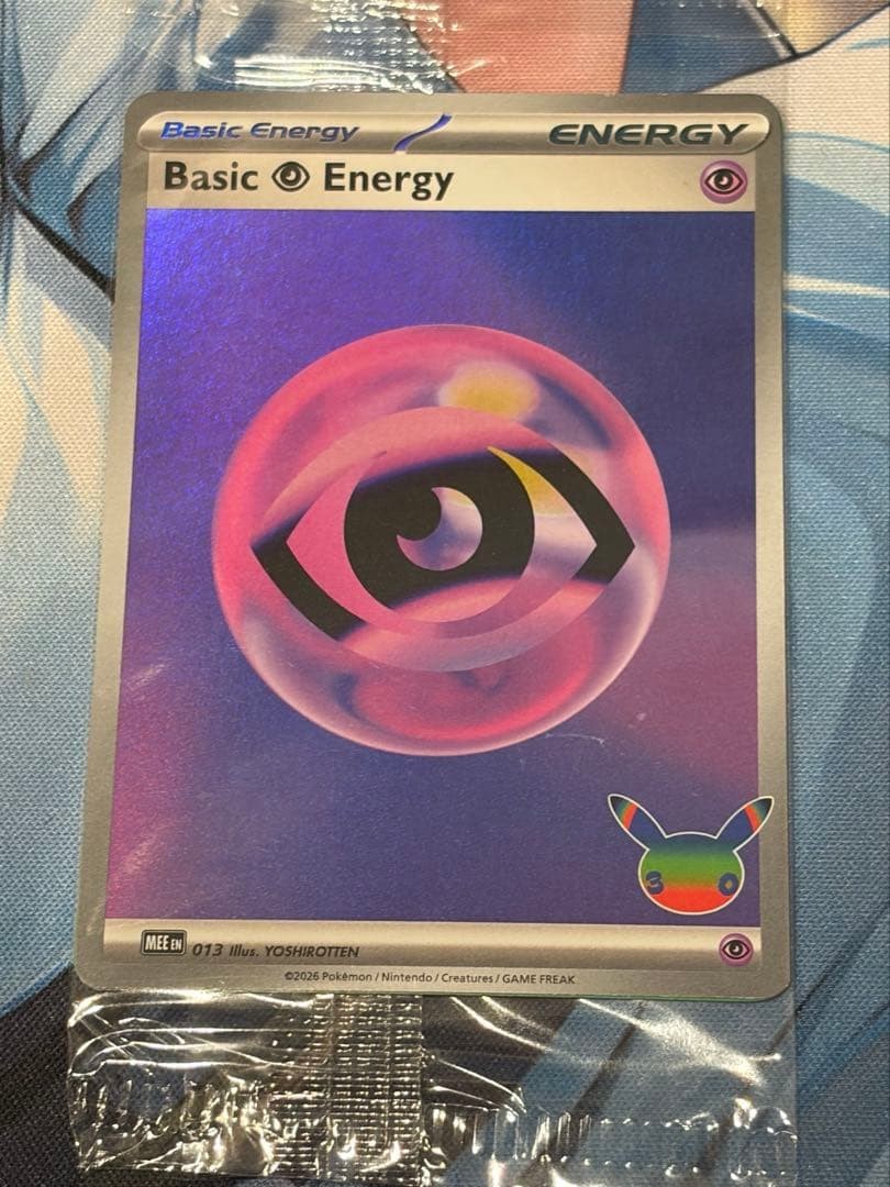 Pokemon Card WCS2026 Basic Psychic Energy 30th Anniversary Pre-Distribution
