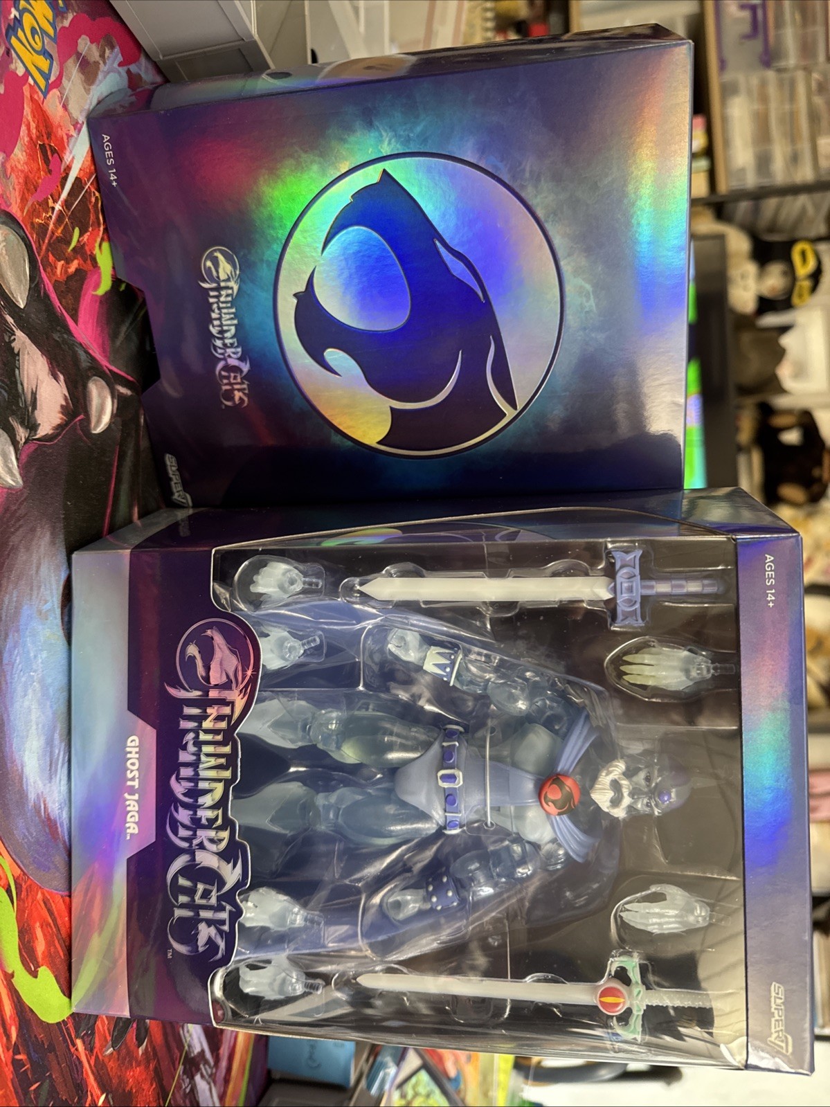 Thundercats ULTIMATES NUOVO! Modellino Super7 Ghost Jaga PRIMA USCITA