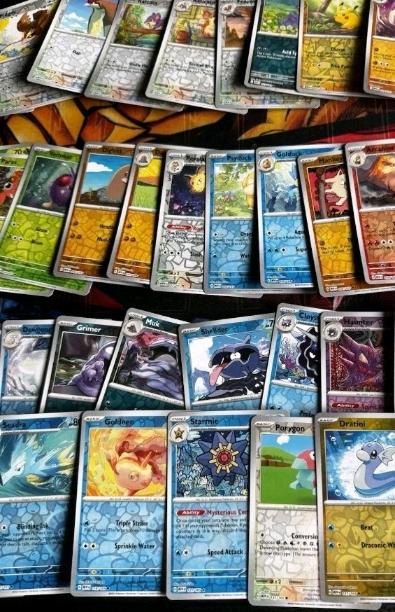 Lotto Carte Pokemon Tcg 151 Reverse Holo No Duplicati 30 Carte Olografiche Reverse