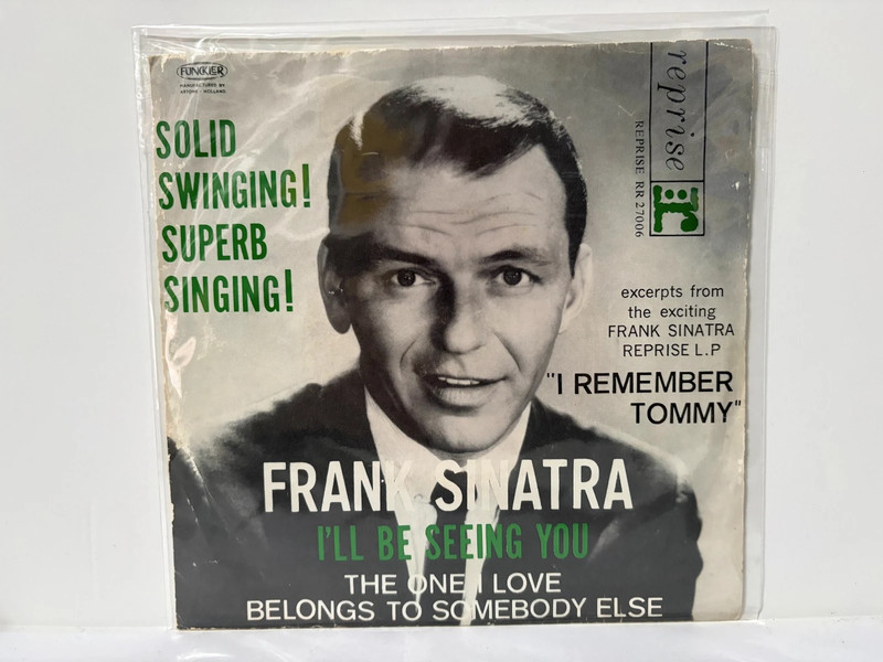 Single 7" / 45T - Frank Sinatra - I'll be seeing you