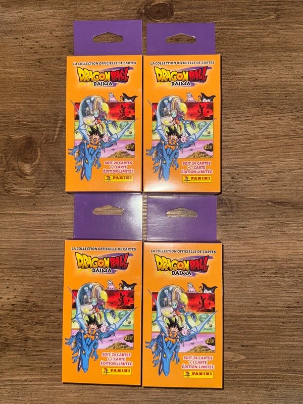 4 boîtes Dragon Ball Z panini