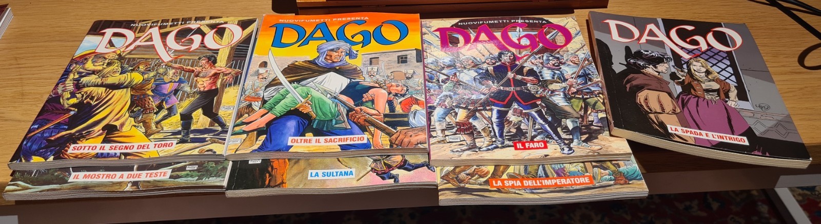 Lotto: sette (7) albi della serie DAGO