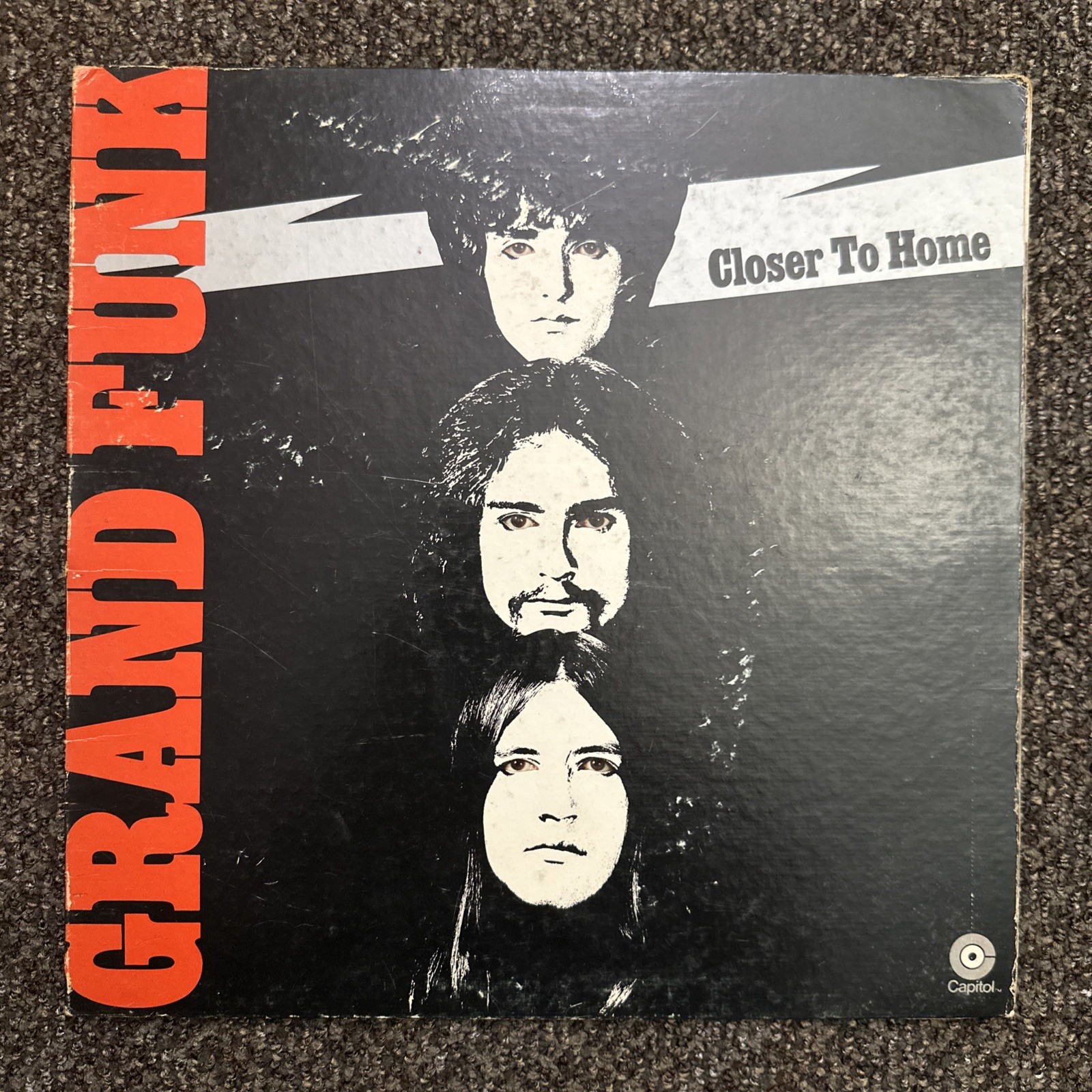 Grand Funk Railroad - Closer To Home -VG+/VG+ 1970 Hard Rock Capitol SKAO-471 GF