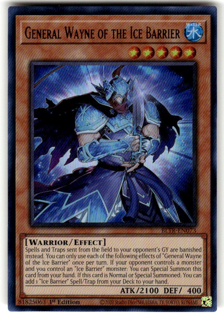 General Wayne della Barriera di Ghiaccio 1a Ed UR BoL: Terminal Revenge BLTR-EN073 LP
