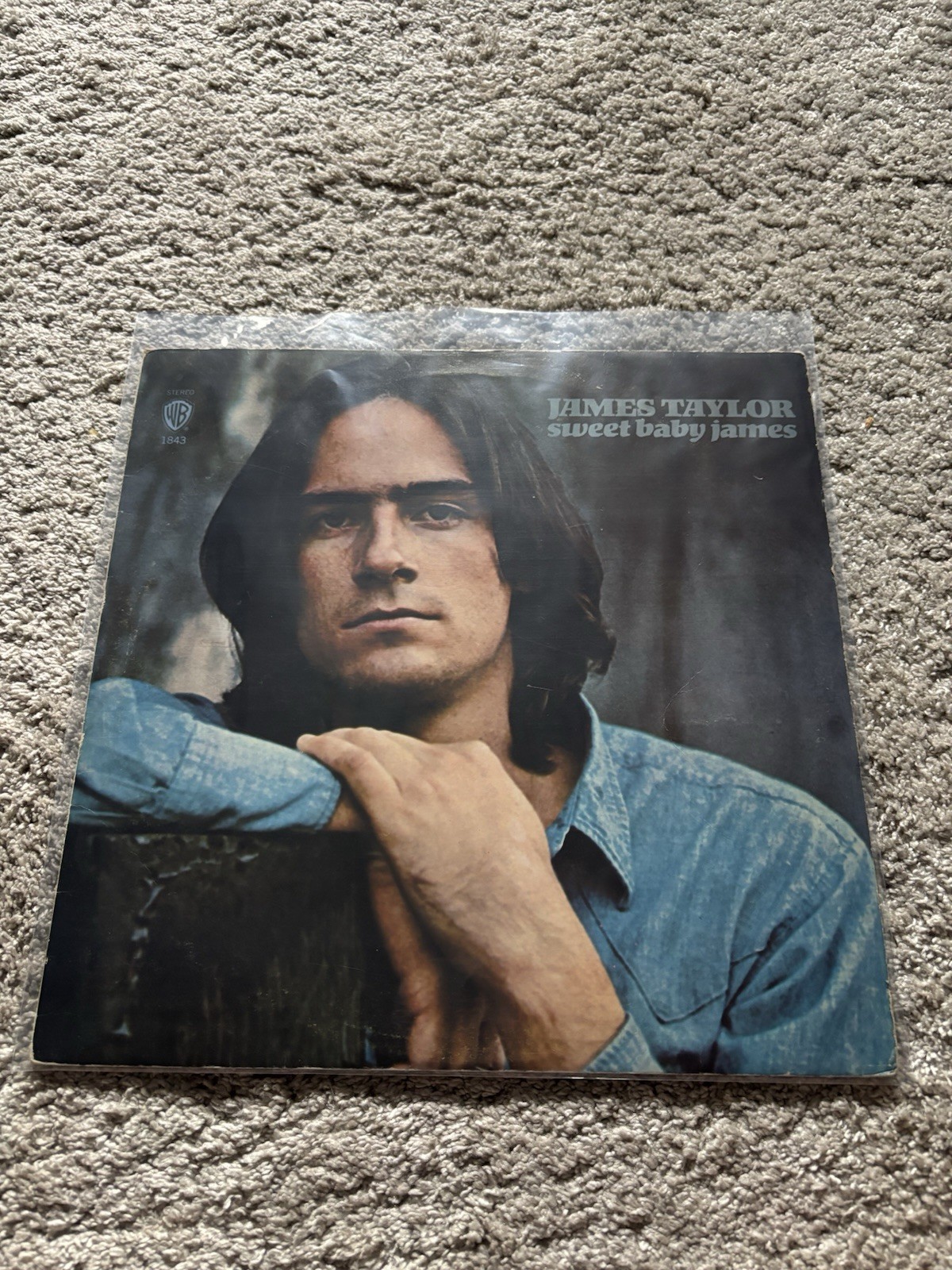 James Taylor – Sweet Baby James LP Vinyl Warner Bros WS 1843 1970 G+/VG