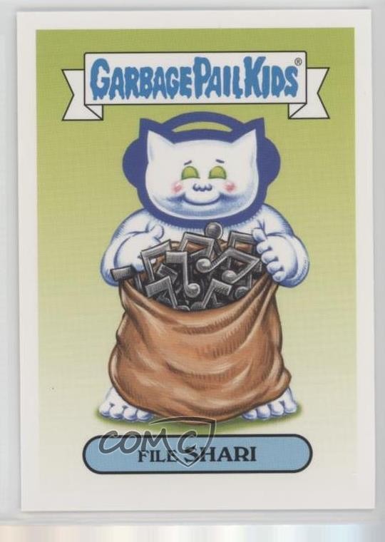 2019 Topps Garbage Pail Kids: We Hate the '90s Fads Sticker FILE SHARI #8b 0y59