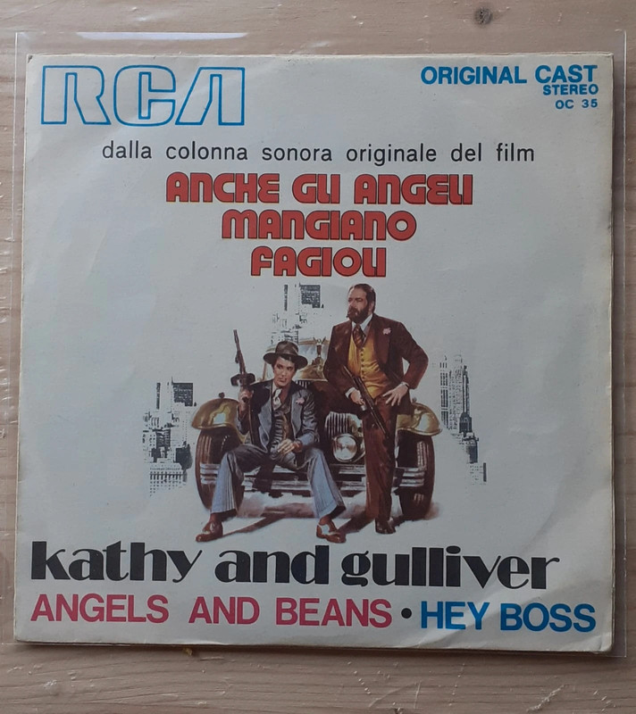 Raro vinile 45 giri Oliver Onions colonna sonora Angels and Beans