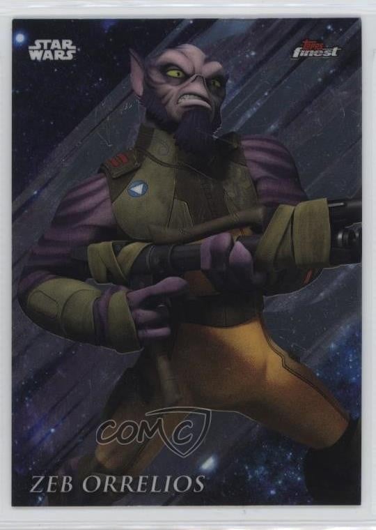 2018 Topps Finest Star Wars Zeb Orrelios #99 yf0