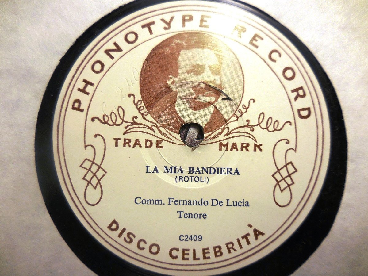 Unpublished FERNANDO DE LUCIA PHONOTYPE C2409/ 2237 GONDOLA NERA Mia BANDIERA