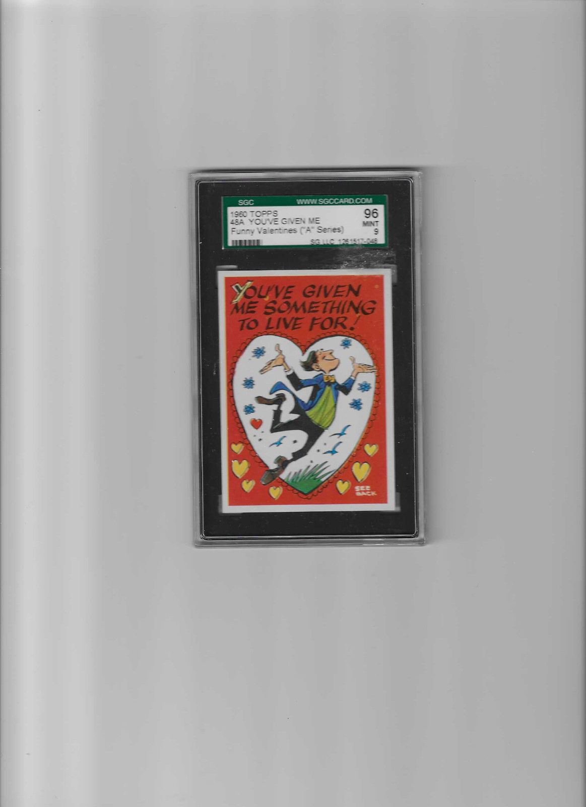 1960 Topps Funny Valentines # 48A PSA card