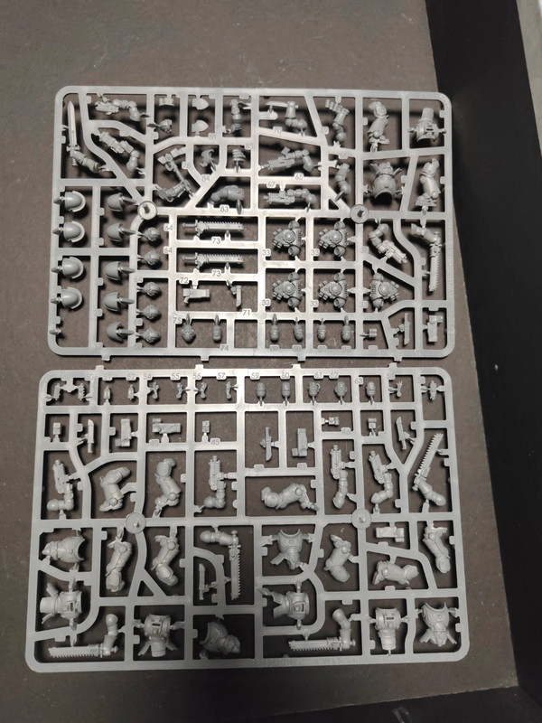Intercesores de asalto multicomponente marines espaciales Warhammer 40k
