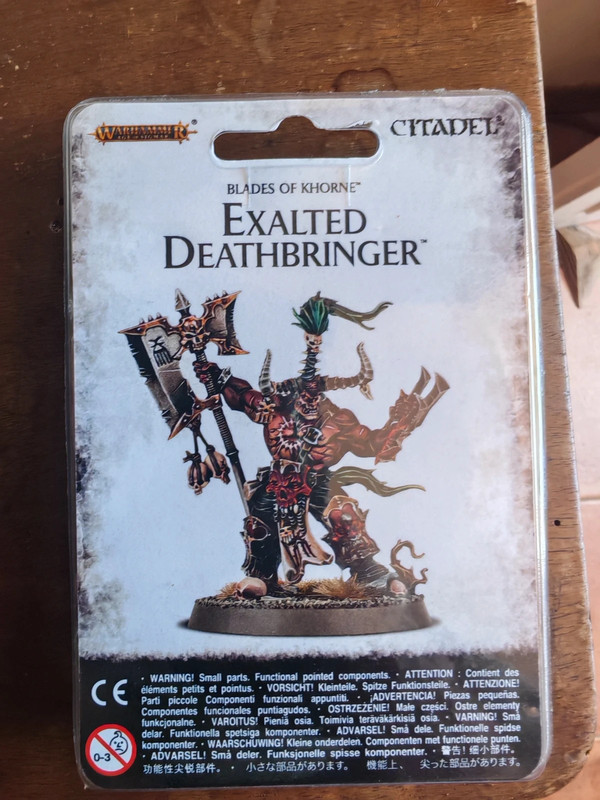 Exalted Deathbringer Blades of Khorne Warcry