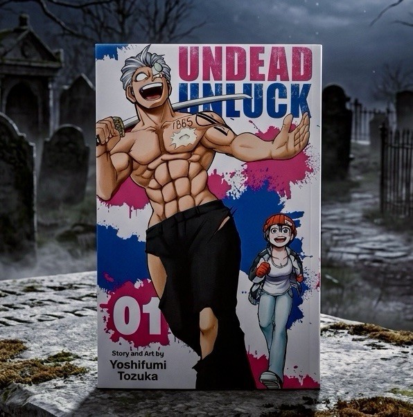 Undead Unluck Vol 1 manga tascabile inglese Yoshifumi Tozuka Shonen Jump