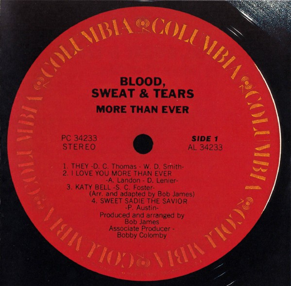 Blood, Sweat And Tears - More Than Ever (CD, Album, RE) (Very Good Plus (VG+)) -