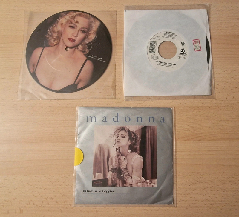 LP Vinili singoli 45 giri Madonna , picture disc