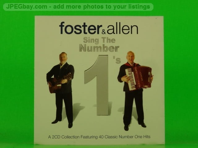 FOSTER AND ALLEN SING THE NUMBERS 1 (2xCD) (612) 20+ Track CD Album Picture Slee