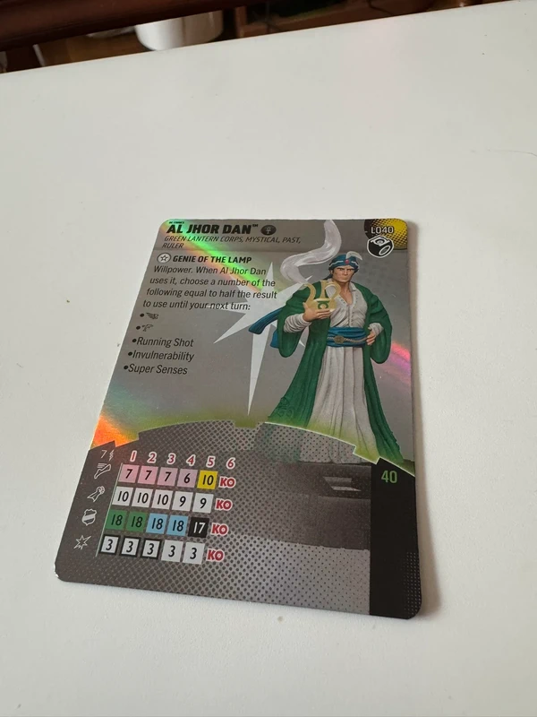 Heroclix Legacy Card Al Jhor Dan