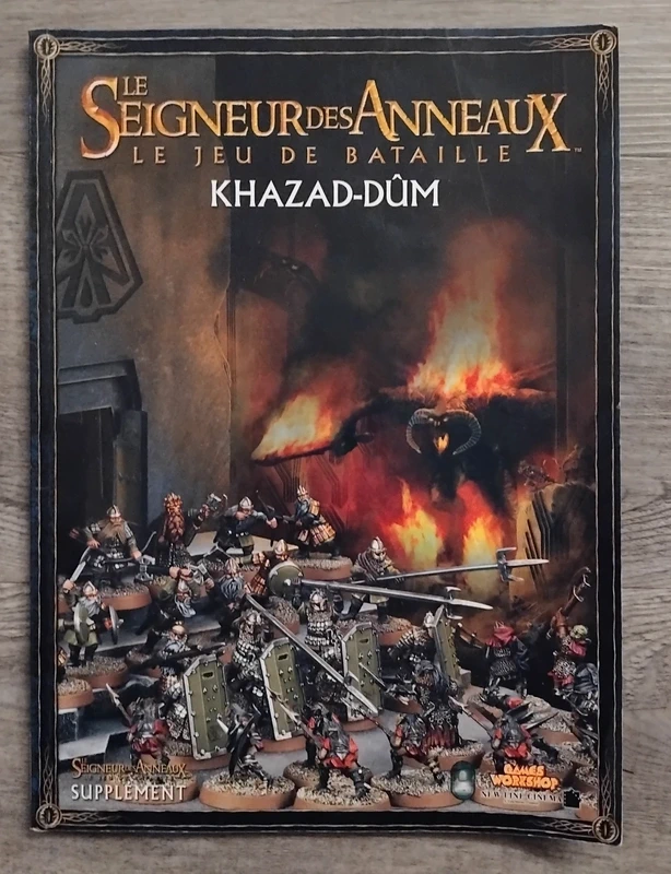 Livret supplément Seigneur des Anneaux - Khazad Dum