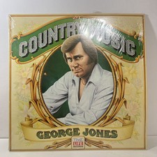George Jones Country Music  1981 Lp Record  Time Life Records In Shrink