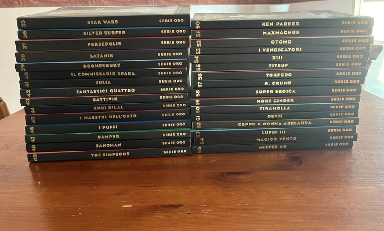 I CLASSICI DEL FUMETTO DI REPUBBLICA SERIE ORO 1 65 serie collezione completa