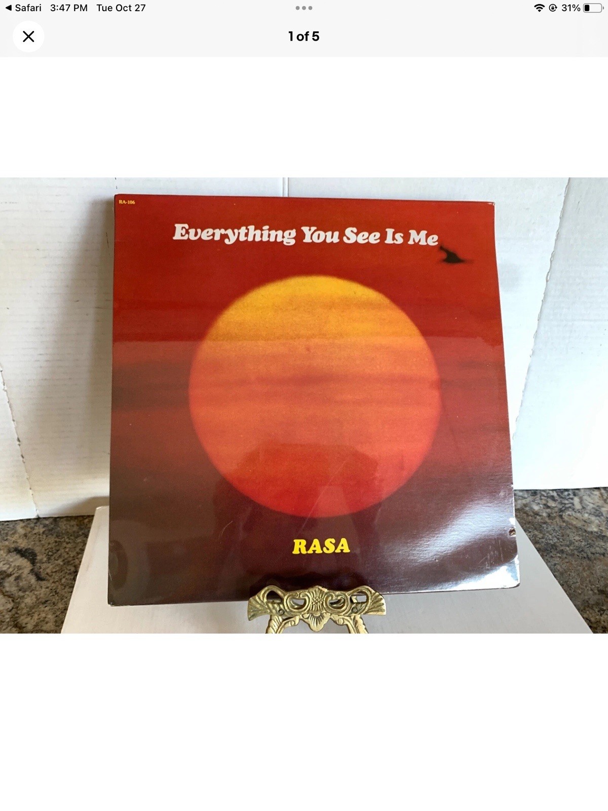 RASA Everything you see Is Me - NEW. Sealed Vinyl