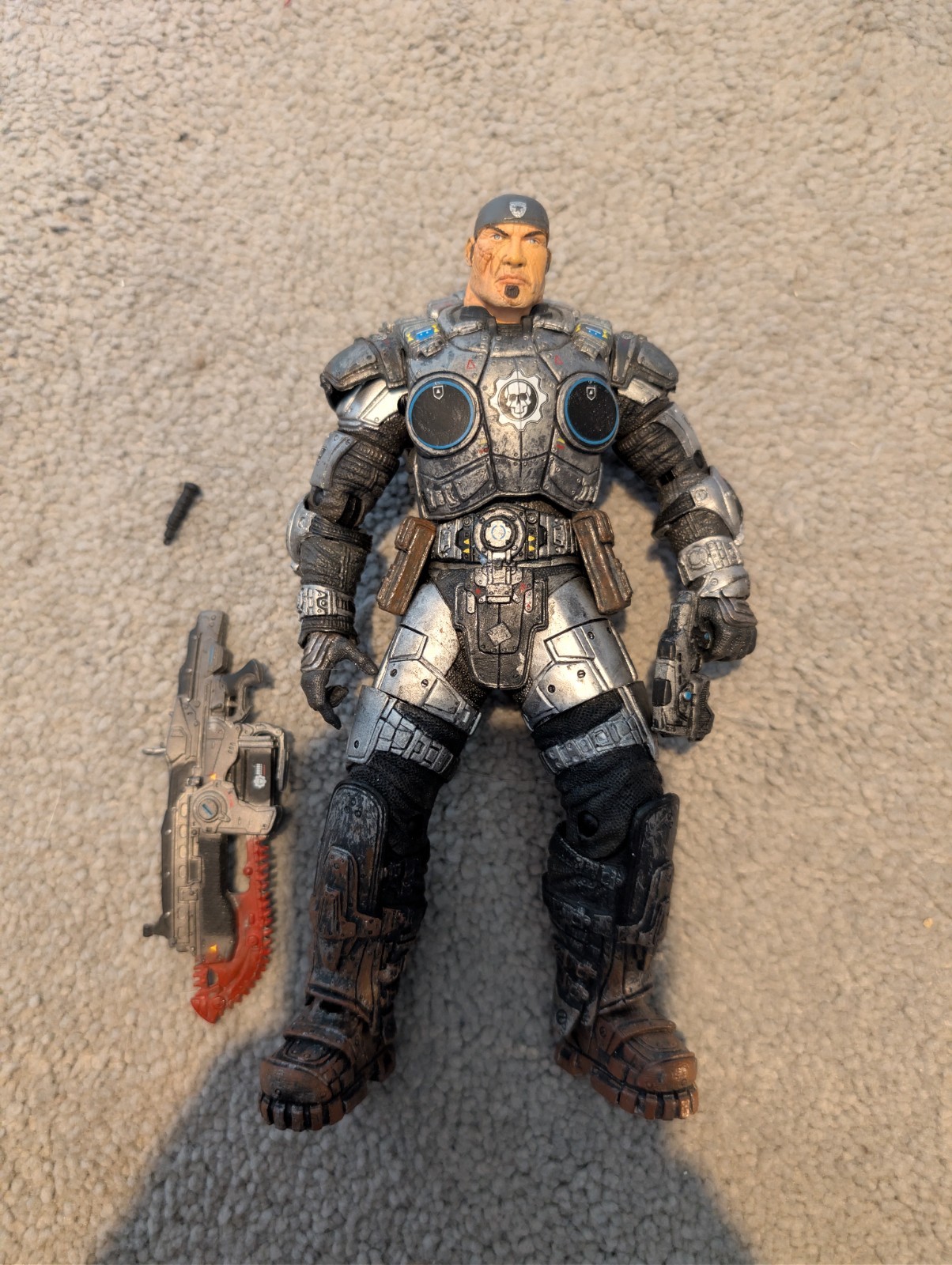 NECA Gears of War Marcus Fenix 7" Action Figure Player Select Loose With Lancer
