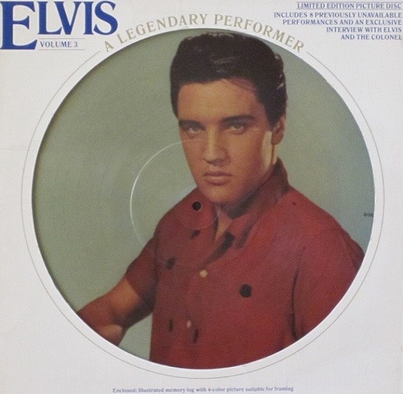 Elvis Presley - A Legendary Performer - Volume 3 (LP, Comp, Ltd, Pic, Bla) (Near