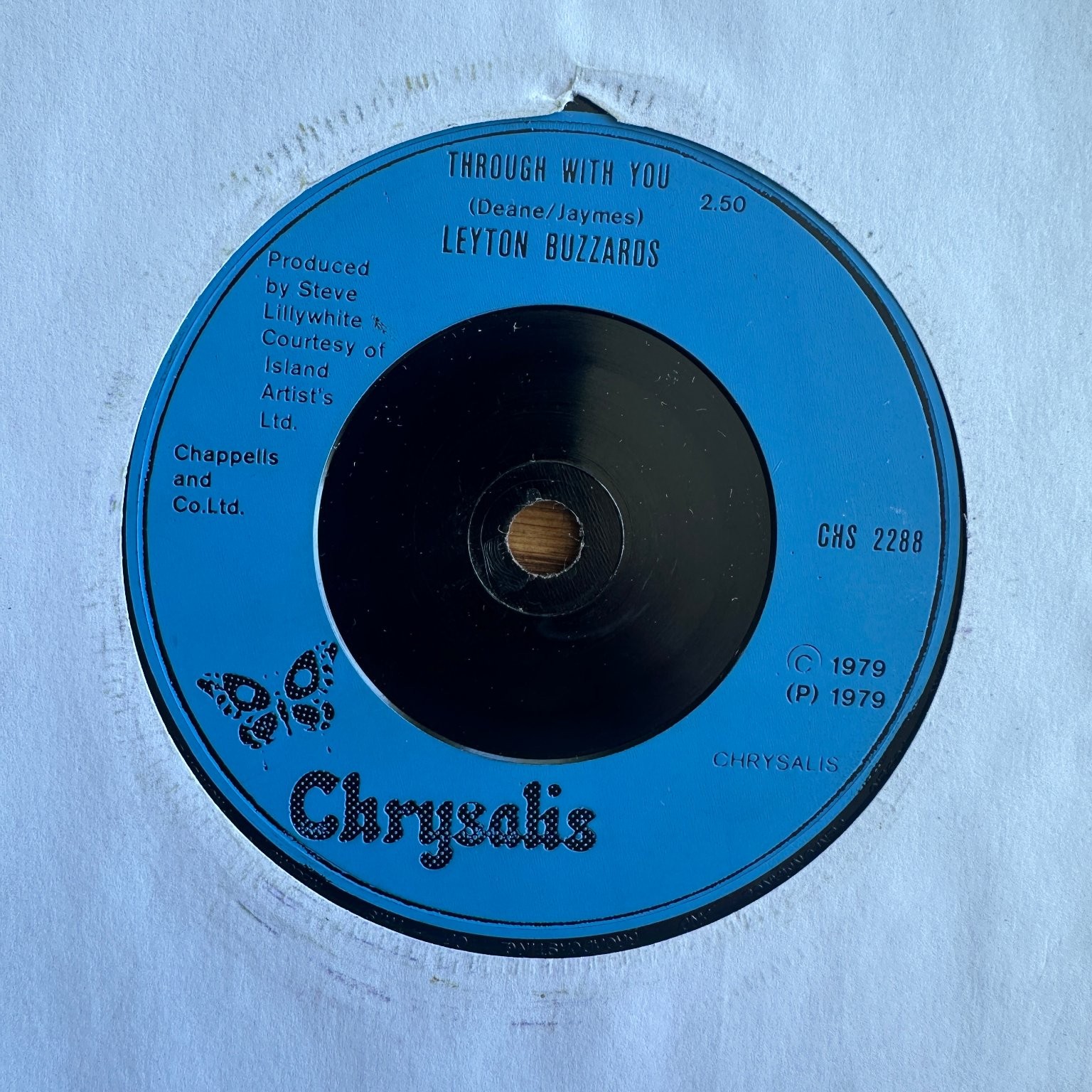 Leyton Buzzards - Saturday Night 7" Single 1979 Chrysalis Punk Rock 45 RPM