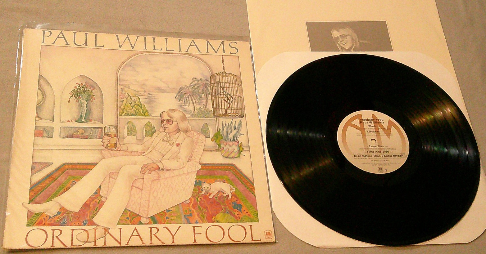 [1975] Paul Williams – Ordinary Fool [NM 12" record LP] Rock / Pop (A&M)
