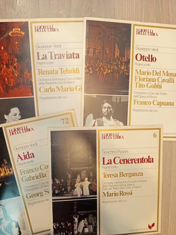 4 vinili vintage