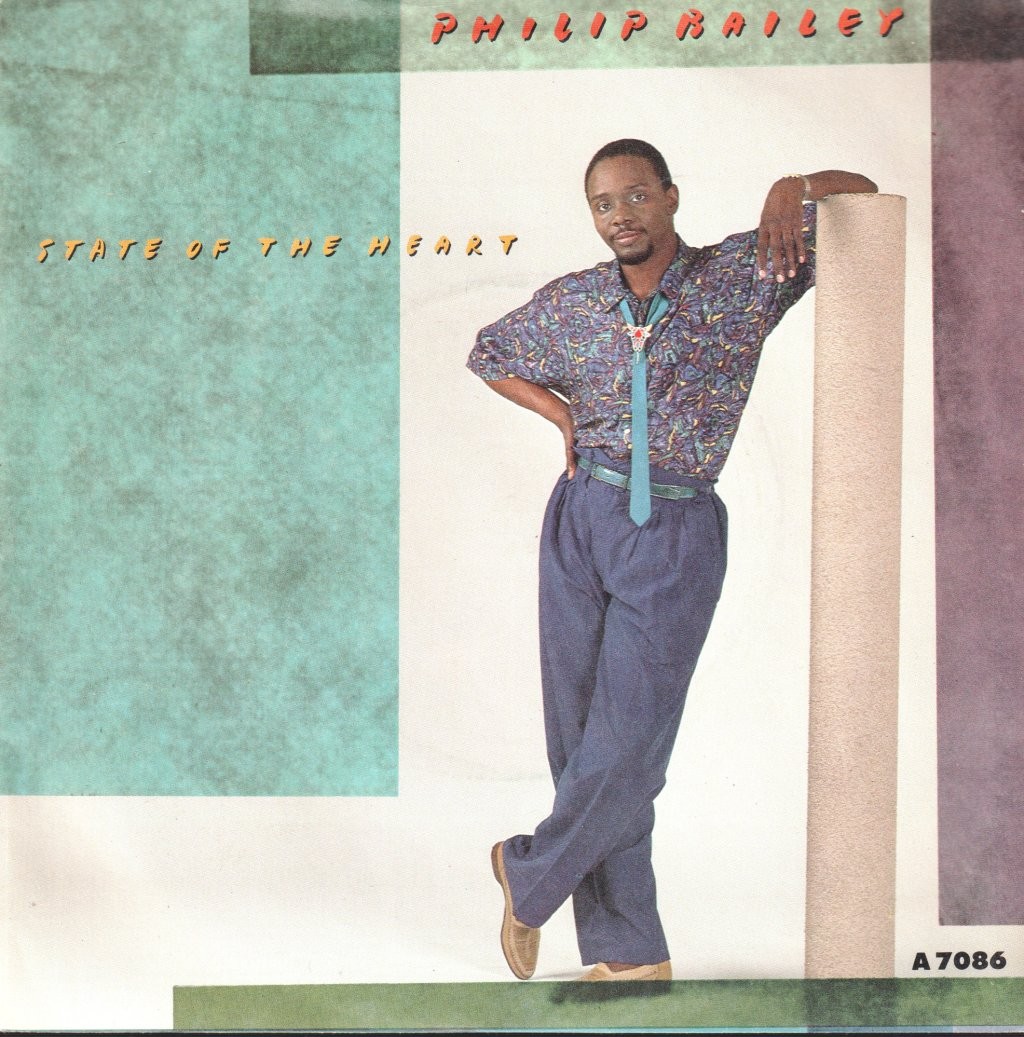 Philip Bailey State of the Heart Vinile 7" UK CBS 1986 Pic Sleeve A7086
