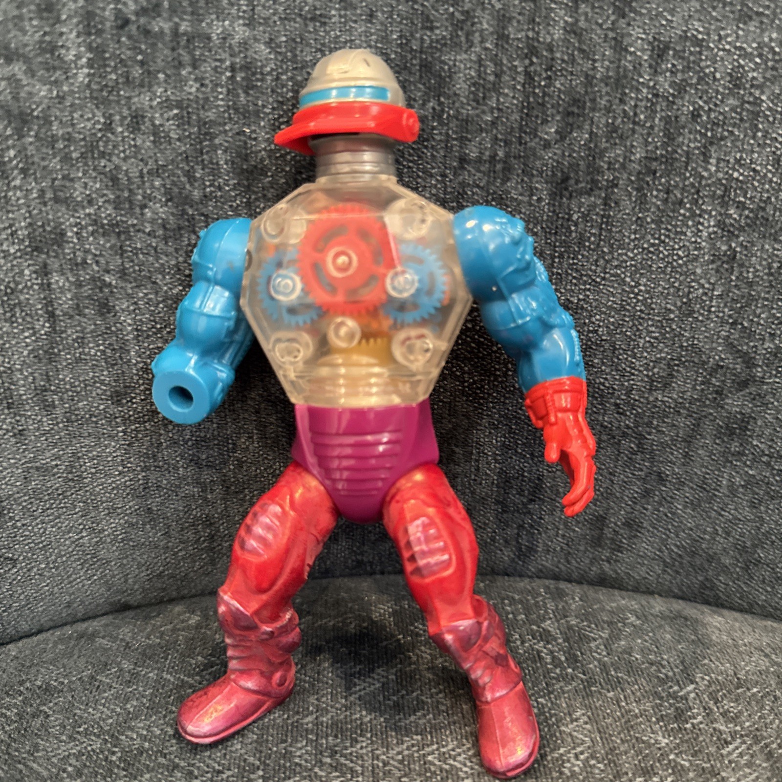 VTG 1984 Masters of the Universe Roboto Action Figure MOTU Mattel Parts Repair
