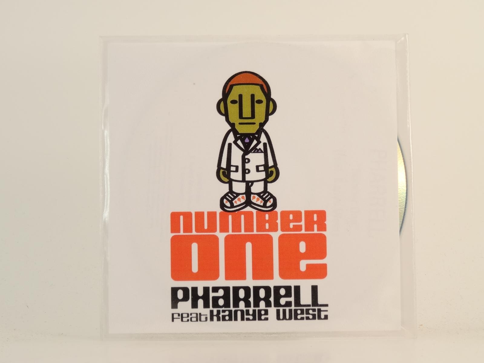 PHARRELL FT KANYE WEST NUMBER ONE (H1) 3 Track Promo CD Single including Picture