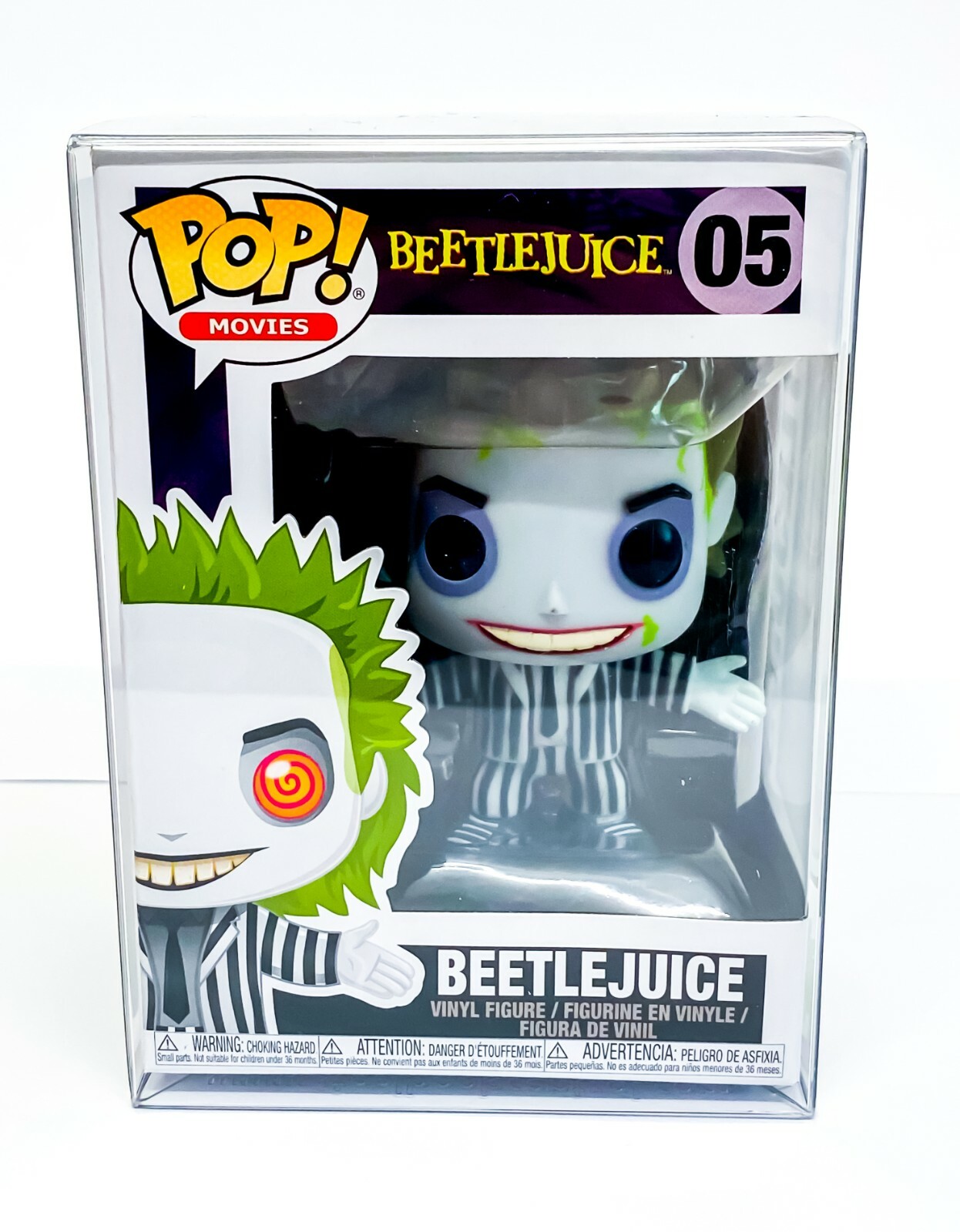 Beetlejuice – Beetlejuice Funko Pop Vinyl 05 Films with Protector Rare Christmas